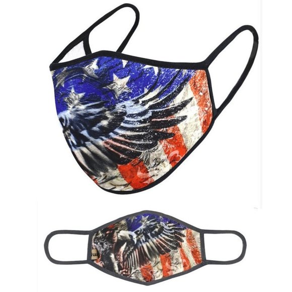 Accessories - American Eagle US Flag Print Cloth Face Mask